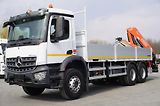 Mercedes-Benz (2018) Arocs 2633 flatbed truck/Crane - náhled 9
