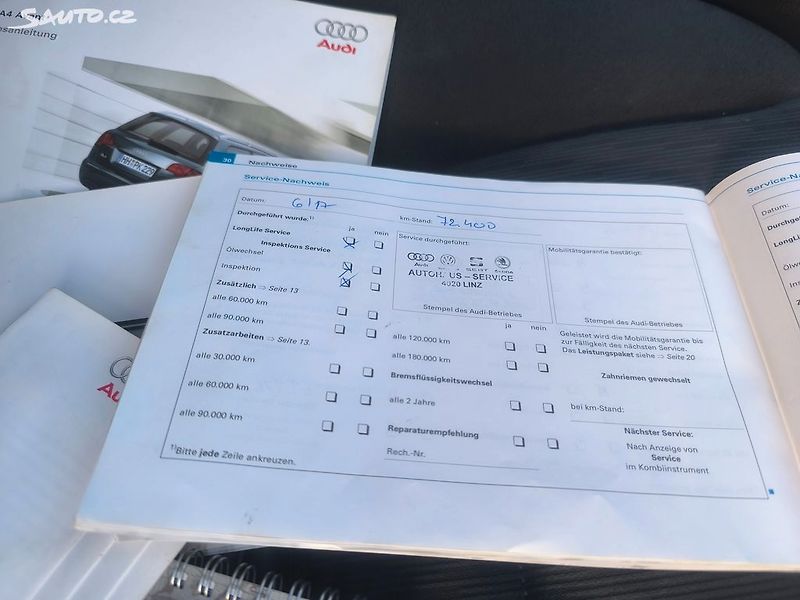 Audi A4 TDI 4X4,135TKM,KRÁSNÁ,SERVISKA - fotka 17 z 25