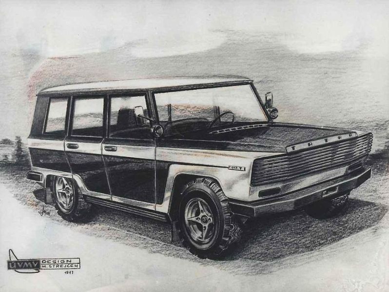 Zašlapané projekty na základě Tatry 613.