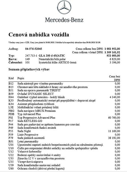 Mercedes-Benz GLA 200d 4MATIC, CZ, 1.majitel - fotka 17 z 19