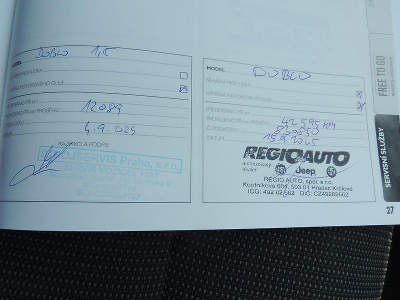 Fiat Dobló cargo (2023) 1.5HDi,L2,ČR,1.majitel - fotka 30 z 32