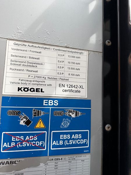 Kögel Ostatní (2018) SN 24 LIGHT 5 220kg - fotka 12 z 13