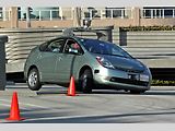 Google car při testech