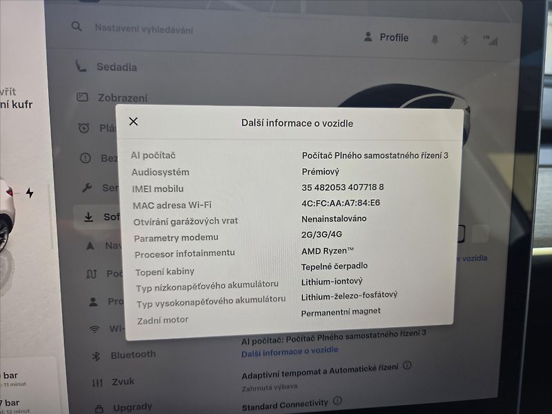 Tesla Model Y 0,0 LFP Ryzen SoH 95% Záruka 1 - fotka 16 z 21
