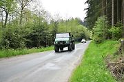 Historická vozidla a motorky projely v sobotu Českým lesem v rámci vyjížďky zvané Po pašeráckých stezkách.