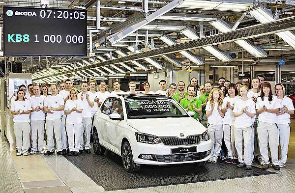 Škoda poprvé v historii vyrobila milion vozů za rok.
