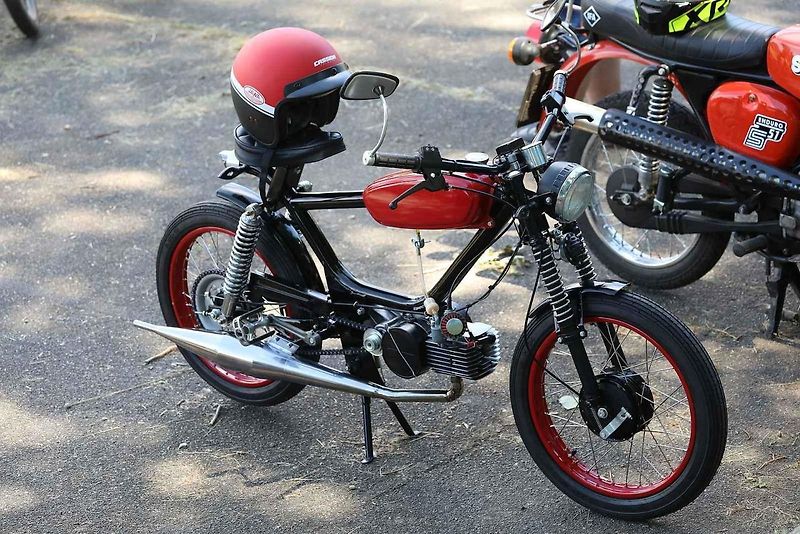Moped sraz v Brně-Chrlicích