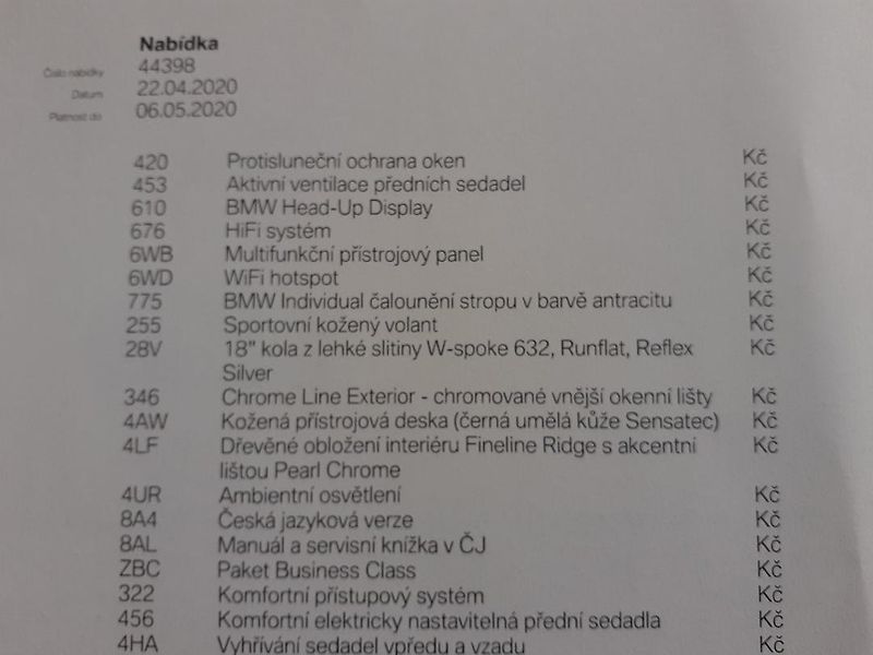 BMW Řada 5 (2019) 530d x Drive Luxury Line - fotka 38 z 48