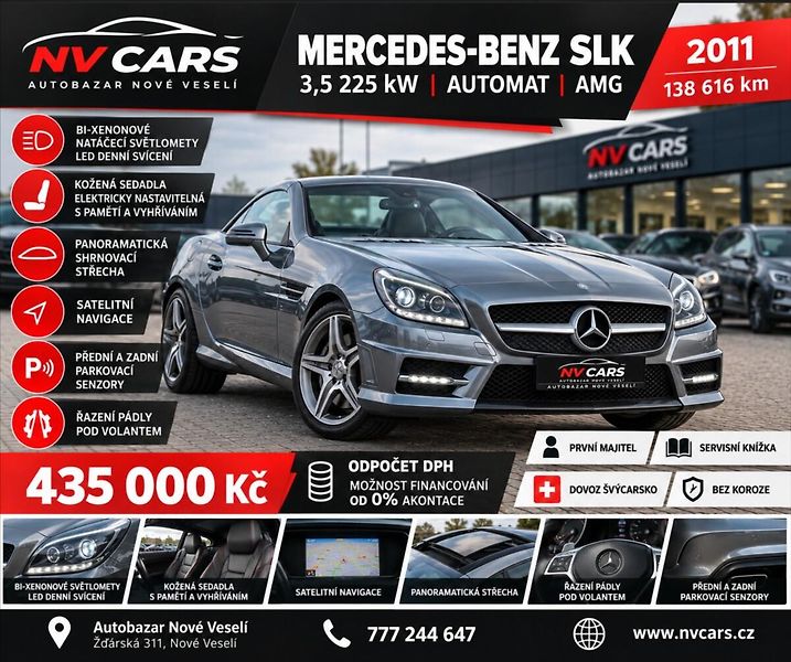 Mercedes-Benz SLK 3,5 225kw AMG Odpočet DPH - fotka 32 z 32