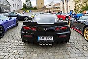 Americké automobily Corvette na 21. ročníku tradičního srazu v areálu Plzeňského Prazdroje