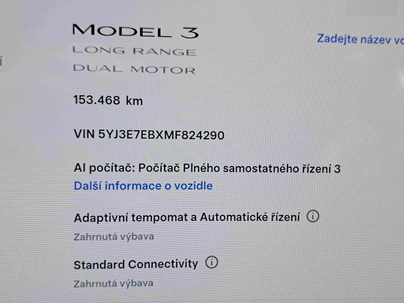 Tesla Model 3 AWD Long Range LED ACC 18ALU - fotka 8 z 10
