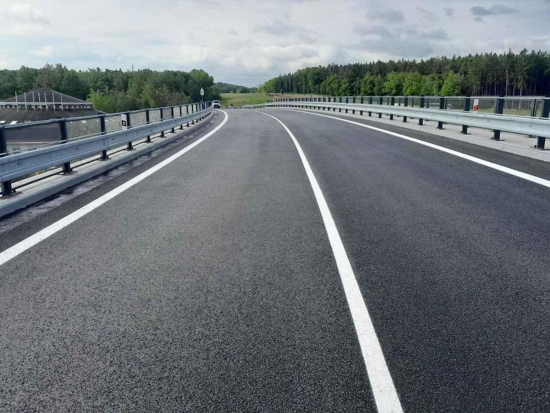 Otevření nového mostu na takzvané jesenické křižovatce. Pátek 16. května 2025.