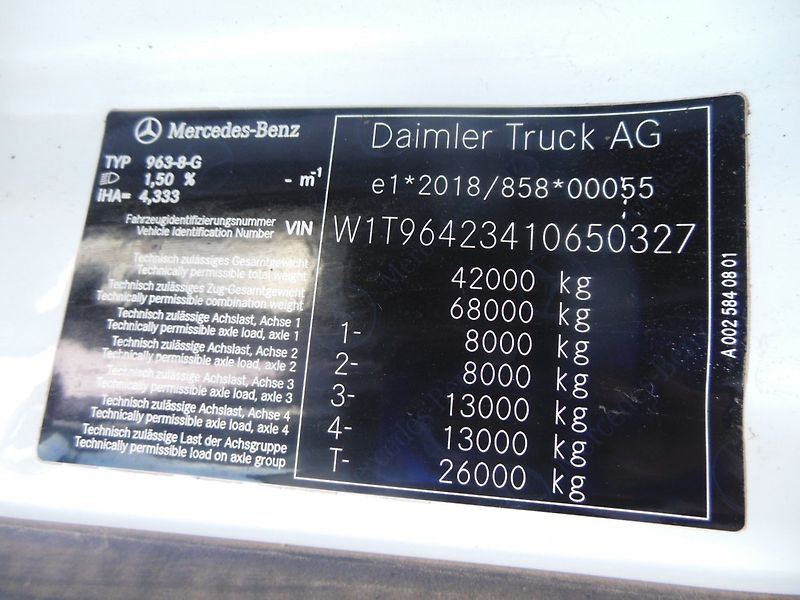 Mercedes-Benz 4151 Arocs, 8x6, Meiller, Bord - fotka 35 z 36