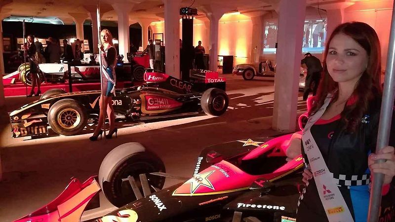 Největší hvězdou byl monopost F1 týmu Haas z roku 2016
