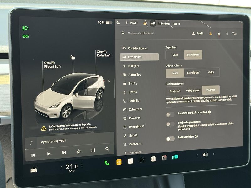 Tesla Model Y LONG RANGE 378KW-4x4-PANO-75KW - fotka 19 z 36