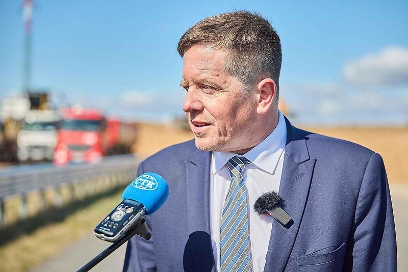 Zahájení stavby dálnice D11 Jaroměř - Trutnov.