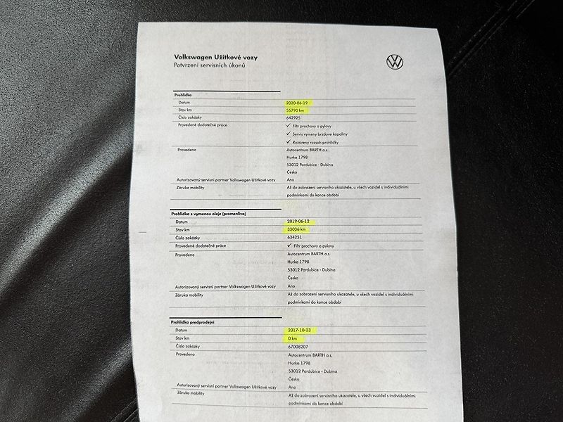 Volkswagen Transporter (2017) 2.0TDi Klima Servis VW - fotka 28 z 46