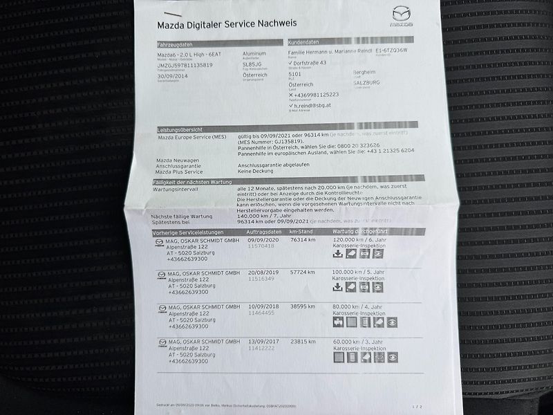 Mazda 6 (2014) Sport Combi 2.0i Attraction - fotka 35 z 36