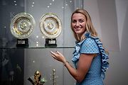 Tenistka Petra Kvitová při slavnostním otevření Síně slávy Petry Kvitové, 21. července 2022 ve Fulneku.