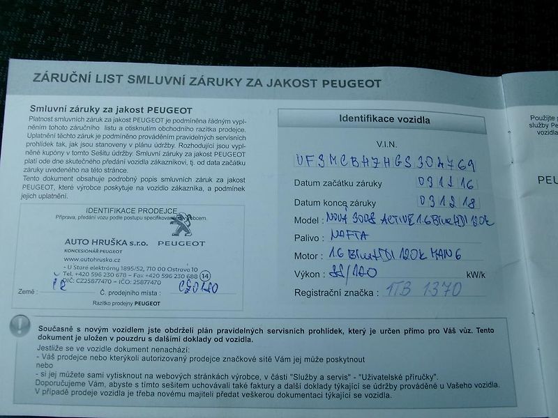 Peugeot 3008 1.6 HDi KOUPENO ČR,1.MAJITEL - fotka 13 z 19