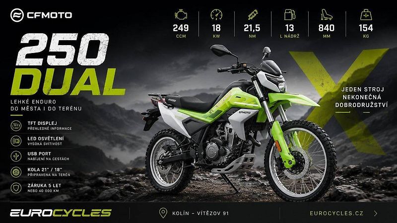 CFMOTO (2026) 250 Dual Sport - fotka 7 z 20