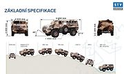 Základní specifikace transportéru STVM4 Golem.