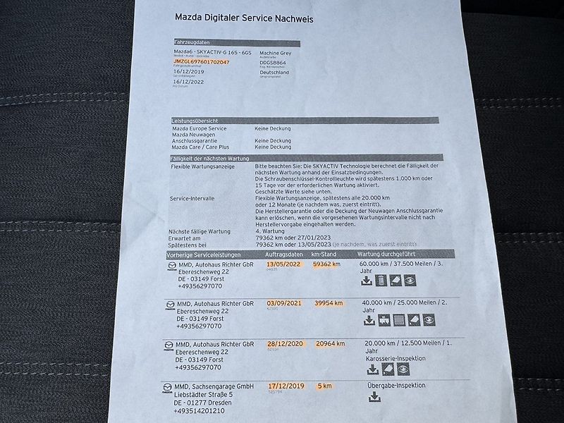 Mazda 6 (2019) 2.0i G-165 LED ACC Navi Blis - fotka 28 z 49