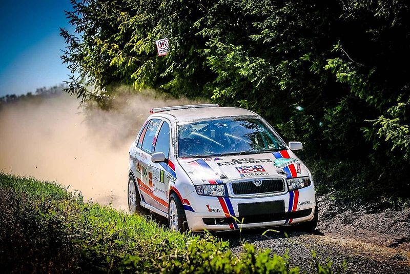 Rallye Český Krumlov 2024. Eliška Slavíková.
