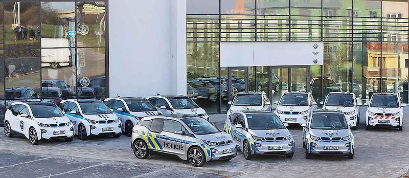 BMW i3 pro policisty.