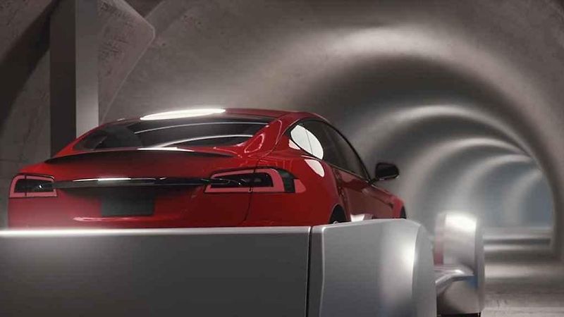 Představa automobilové dopravy budoucnosti podle Elona Muska.
