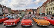 Setkání majitelů vozů Škoda 110R v Chebu.