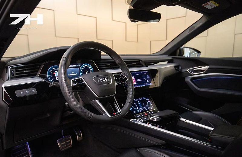 Audi Q8 e-tron 55 Q Kam Vzduch HuD BLIS  - fotka 9 z 23