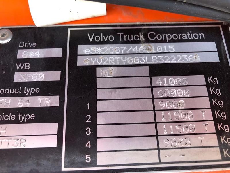 Volvo FH (2020) 460 8x4 sklápěč 60t EURO 6 - fotka 24 z 24