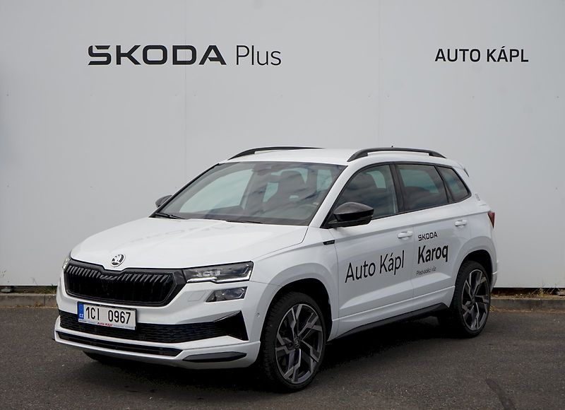 Škoda Karoq (2025) TSI 110 kW DSG Sportline - taž - fotka 1 z 33