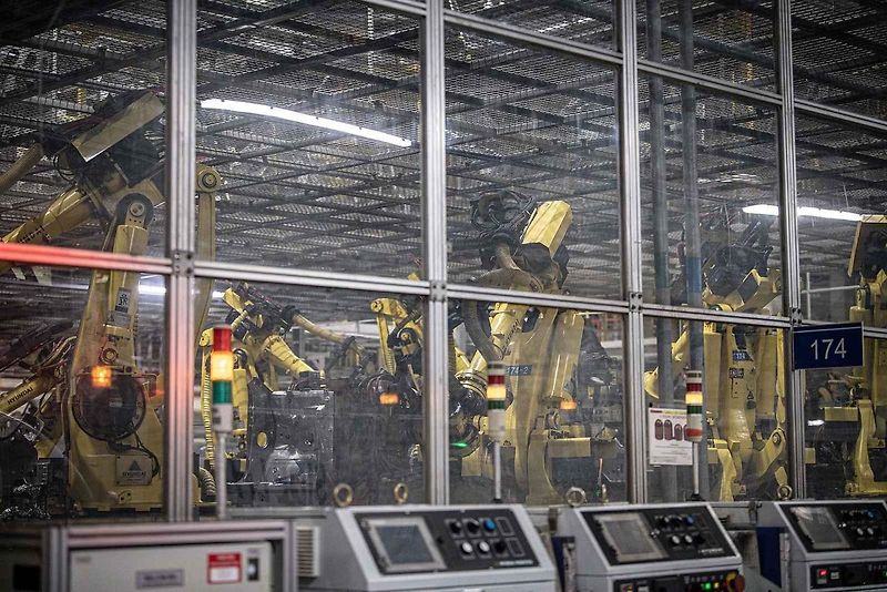 Automobilka Hyundai v Nošovicích, leden 2022.