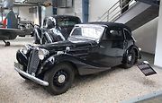 Vůz postavený za II. světové války pro prezidenta Beneše v Anglii, dnes exponát Národního technického muzea v Praze.