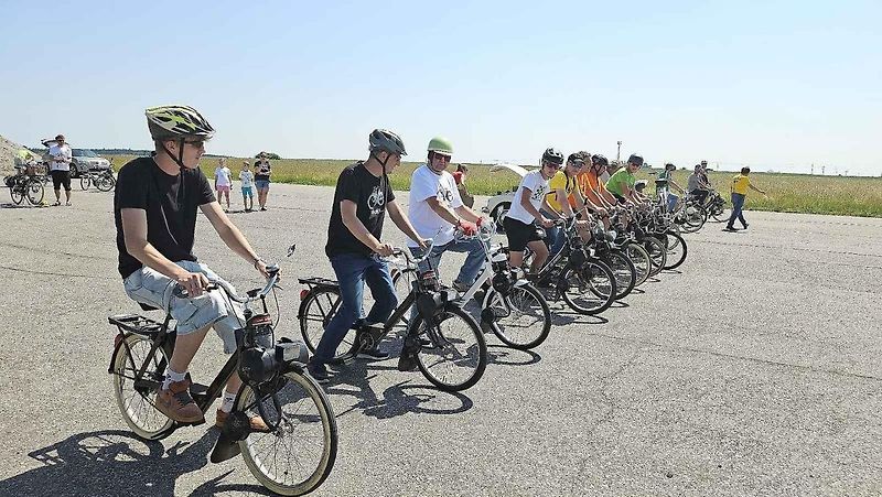 9. setkání motokol značky Solex v Táboře.