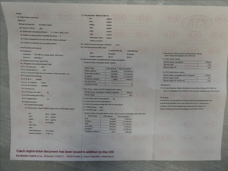 Kia Ceed 1,0 T-GDI Exclusive SW,2x pneu - fotka 35 z 35