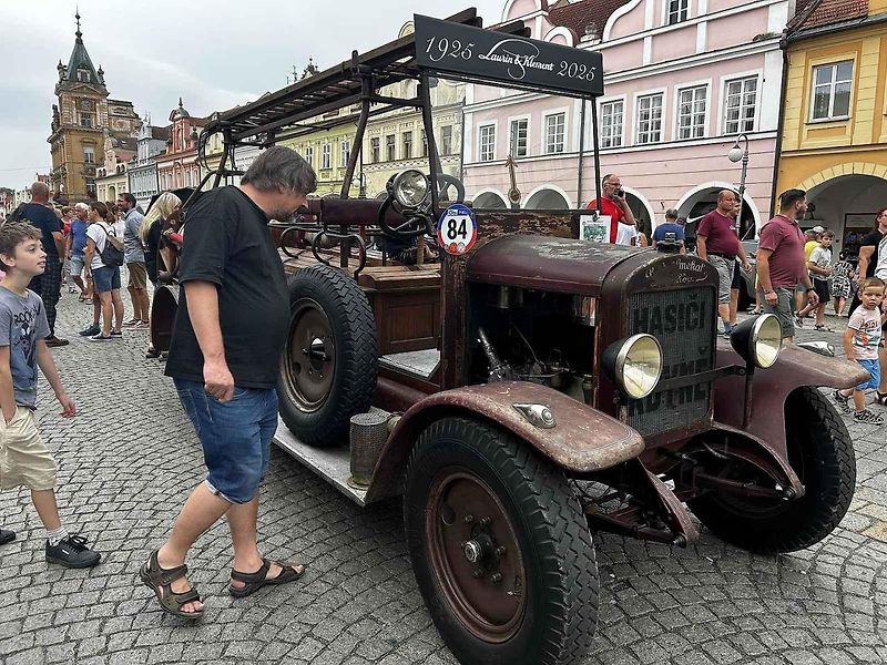 Veterány v Domažlicích.