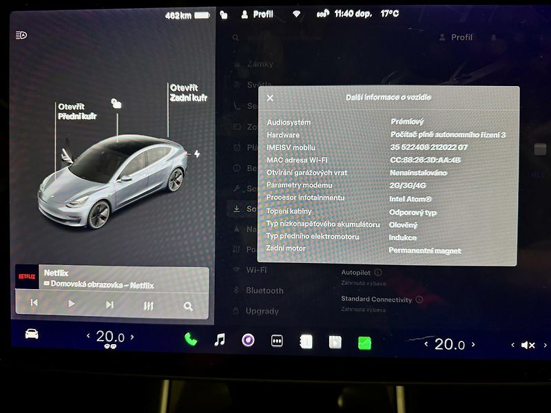 Tesla Model 3 LONG RANGE 4x4 1 MAJITEL - fotka 39 z 46
