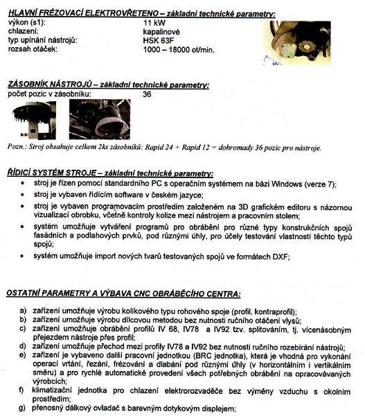 Ostatní (2015) CNC dřevo 5os robust SCM Accor - fotka 6 z 8