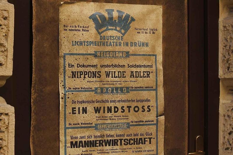 Na ulici třída Kapitána Jaroše v Brně se natáčel film Gerta Schnirch.