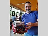 Takhle vypadá motorový prostor modelu.