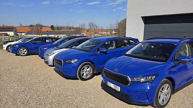 Elektromobily., zdroj: Se souhlasem Radka Landy.