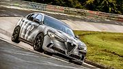 Alfa Romeo Stelvio Quadrifoglio na Nürburgringu.