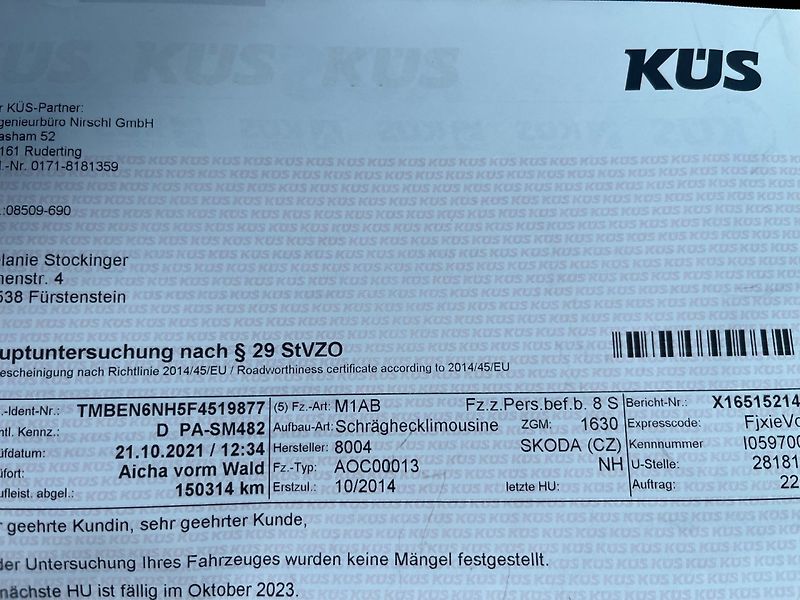 Škoda Rapid (2014) 1.2 TSI Serviska - fotka 15 z 22
