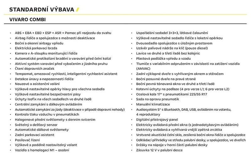 Opel Vivaro (2026) Combi L 2.2 150k MT6 - 9 míst - fotka 16 z 19