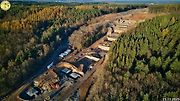 Staveniště dálnice D6 úseku Petrohrad - Lubenec. Foto: Jan Banán Svoboda
