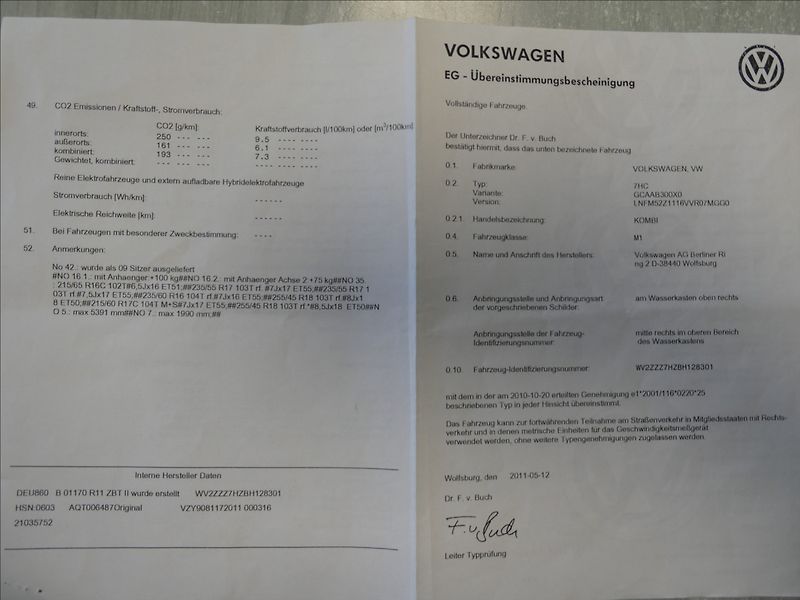 Volkswagen Transporter 2,0 TDi BUS 9.míst,klima,webas - fotka 45 z 46