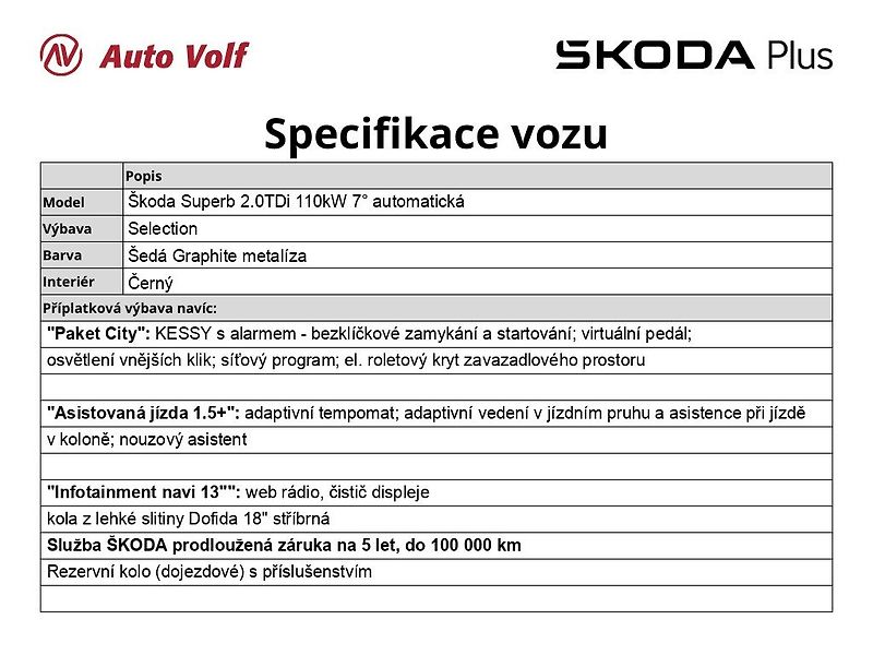 Škoda Superb (2025) Selection 2.0TDi 110kW 7°autom - fotka 6 z 30